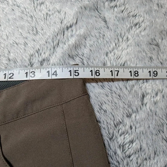 Patagonia Pants Capri Cropped Brown Happy Hike Size 6 Hiking Outdoor Climbing - Picture 5 of 13